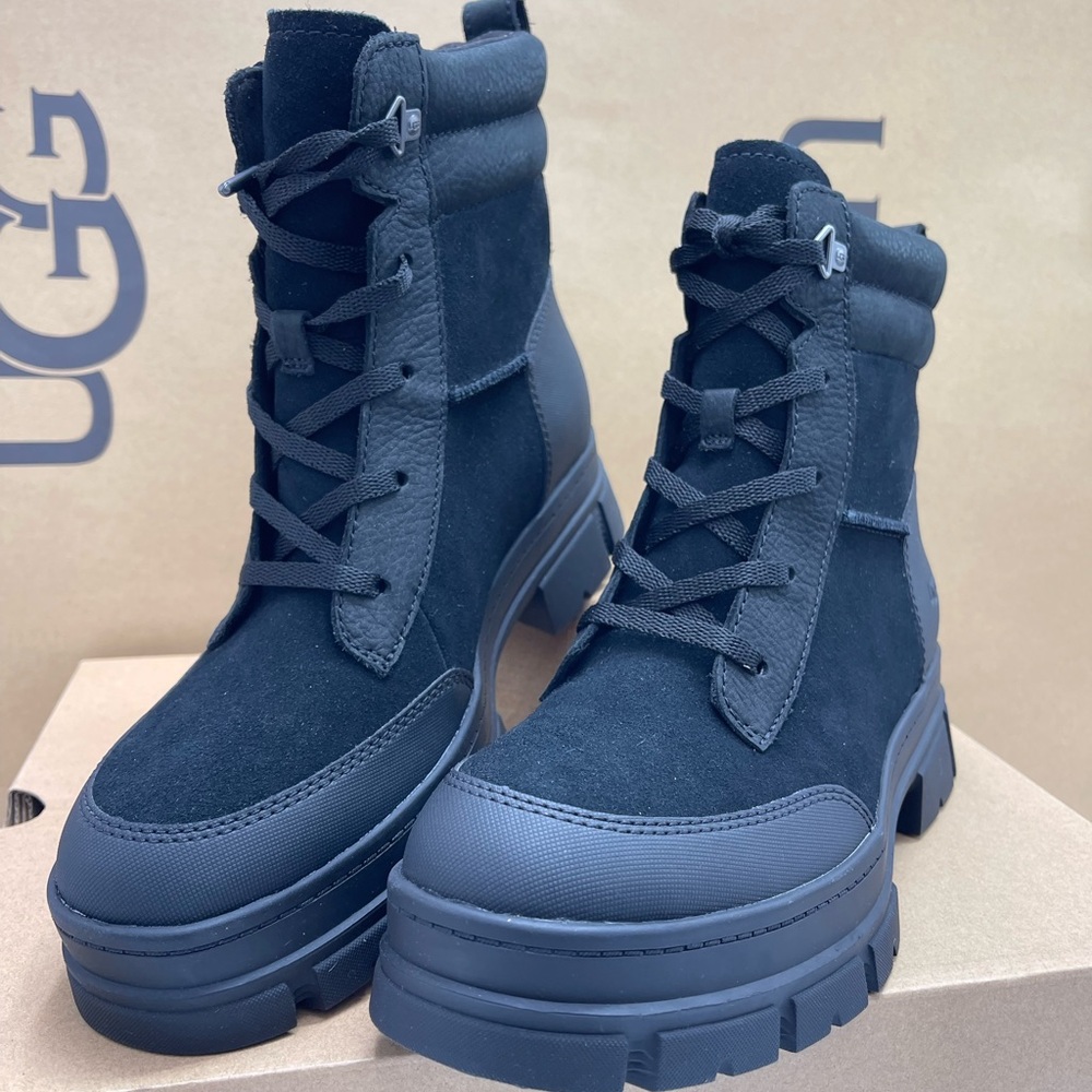 UGG Women's UGG
W / 1174492
W ASHTON WEATHERIZED LACE UP Boots Black - Picture 14 of 16